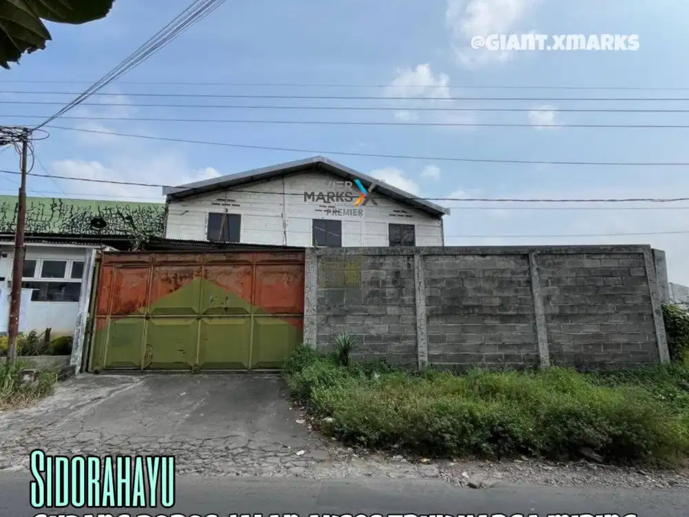 Gudang strategis di poros jalan Sidorahayu Niwen Wagir Malang