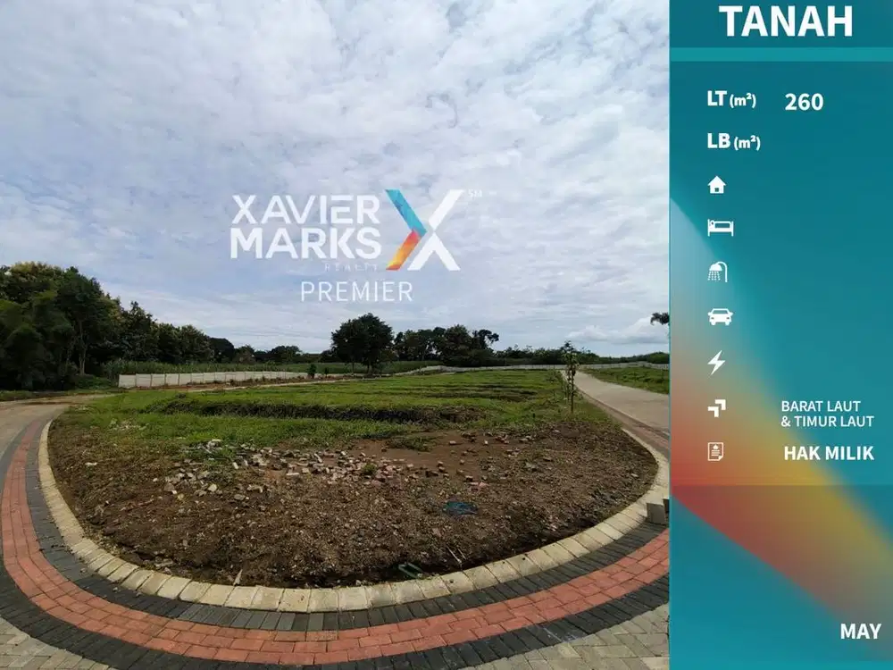 Dijual Tanah Kavling Hook Row Jalan Lebar di Austinville Dieng Malang