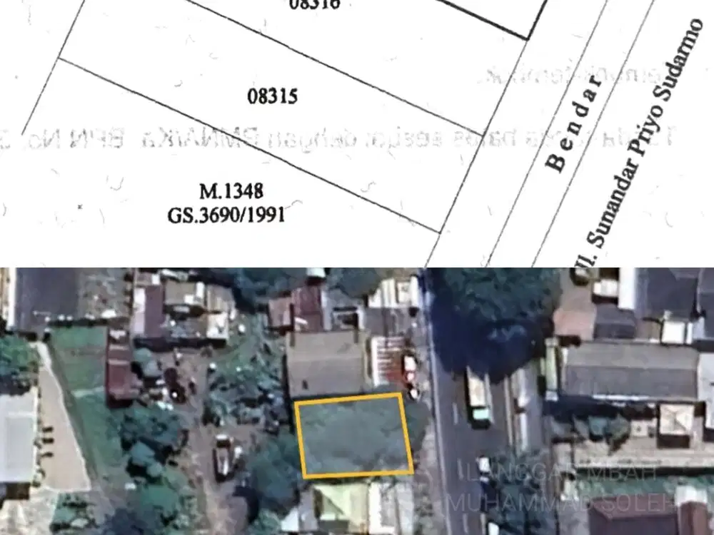 Dijual murah tanah jalan raya sunandar priyo sudarmo  sudah ada imb