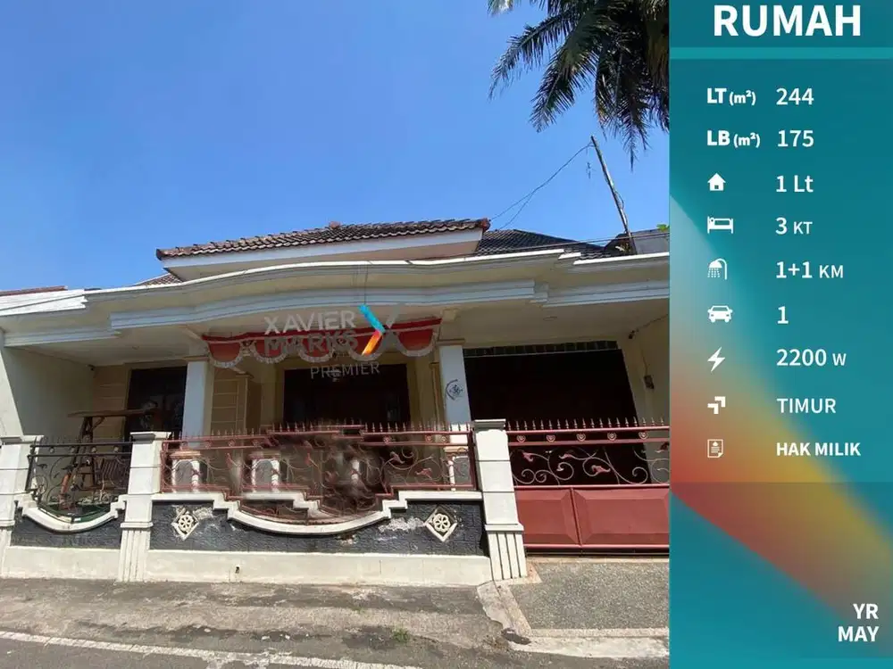 Dijual Rumah Aksen Jawa Siap Huni di Bumiayu Malang