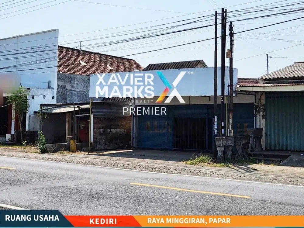 Dijual Ruang Usaha Poros Jalan Minggiran Papar Kediri