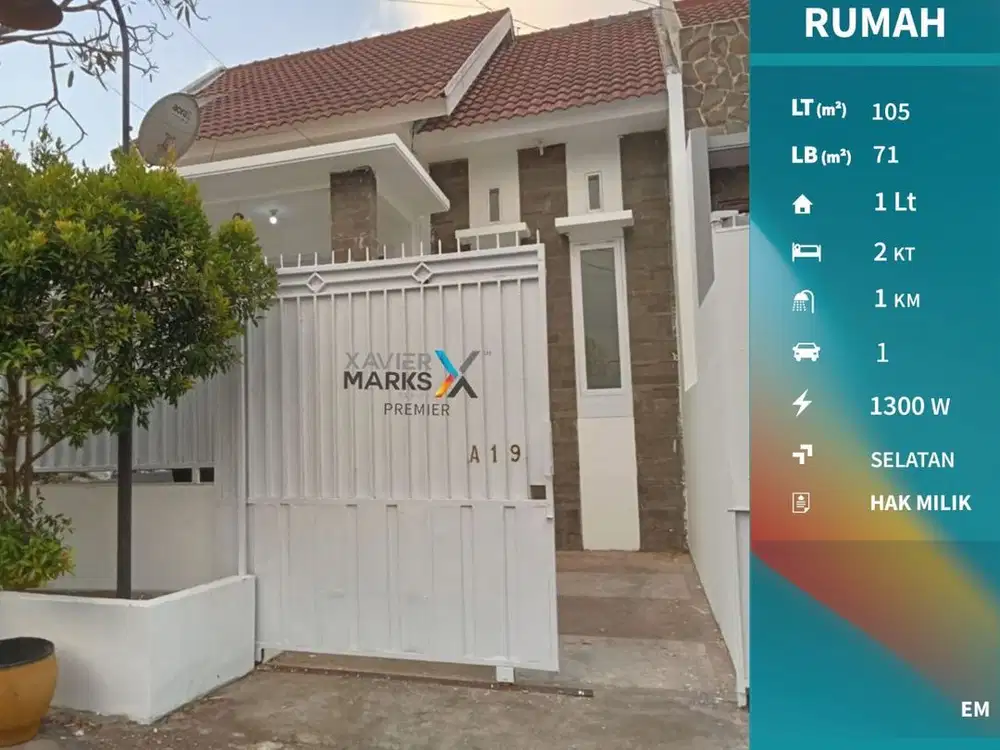 Dijual Rumah Selangkah dari Unmer di Puncak Dieng Malang