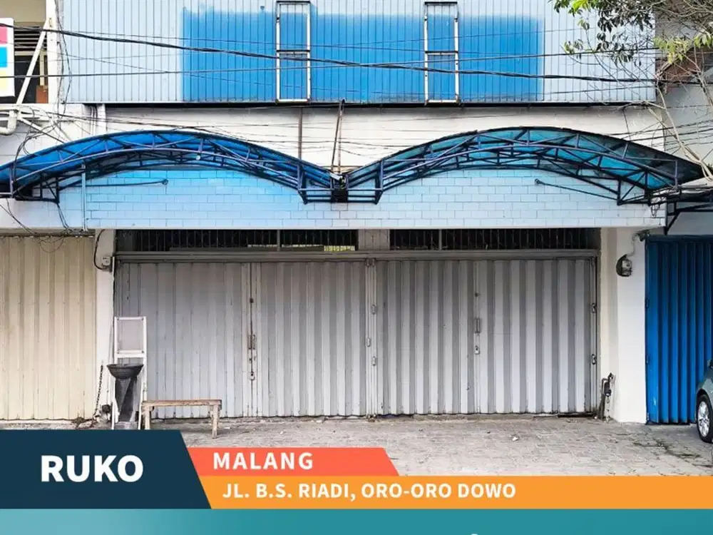 Disewakan Ruko Jl BS Riadi Malang Baru Renovasi Dekat Ijen Boulevard