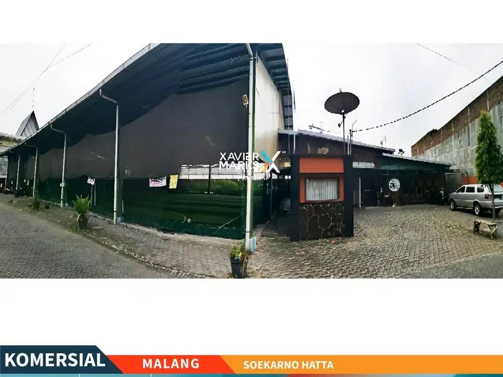 Dijual Lapangan Futsal + Cafe Kawasan Kampus di Soekarno Hatta Malang