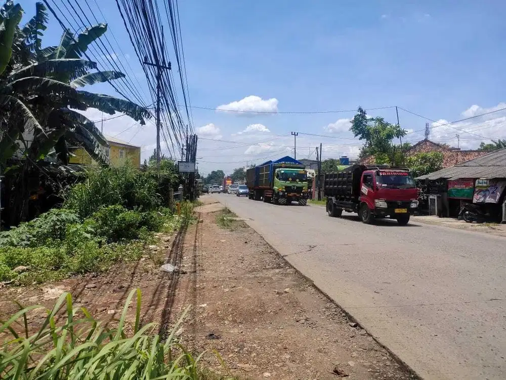 Tanah Komersial di Jalan Raya Gunung Putri Bogor