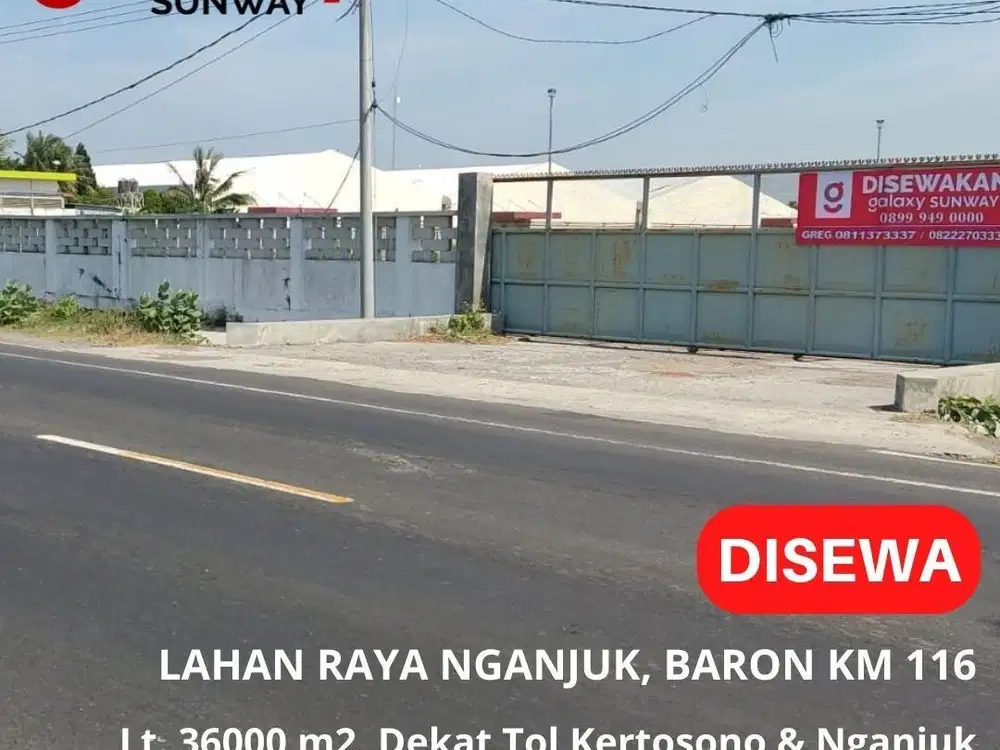 Raya Nganjuk Baron km116 Kedungsuko Pom Bensin, Lahan Urug Tinggi