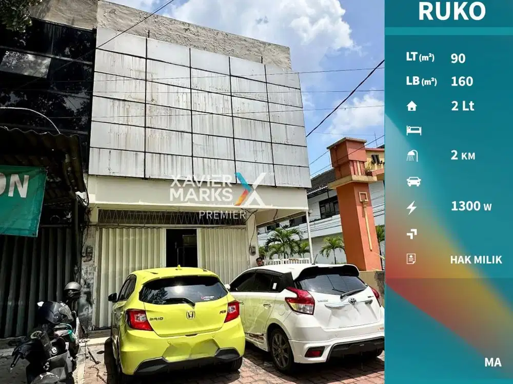 Dijual Ruko Posisi Hook Siap Huni di Jl Tumenggung Suryo Malang