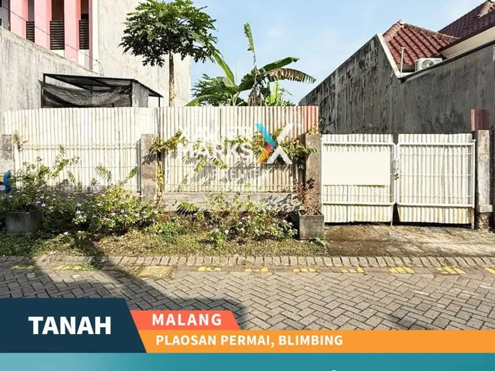 Dijual Tanah Kavling Akses Mudah di Plaosan Permai Malang