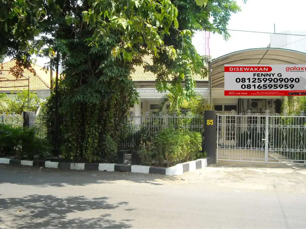 SEWA RUMAH JL. SUMATRA SURABAYA LOKASI ISTIMEWA
