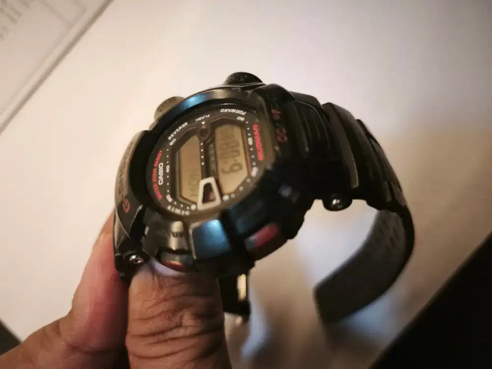 jam casio gshock mudman