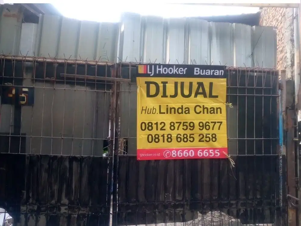 Tanah dan Bangunan Dijual Jalan Kolonel Sugiono Jakarta Timur