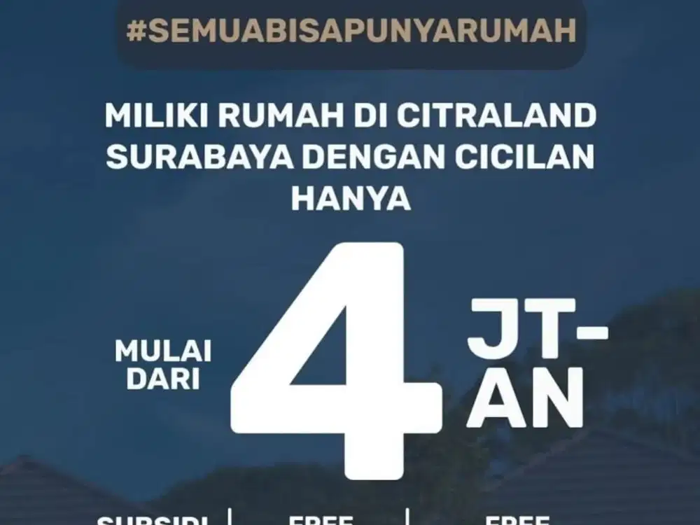 Rumah murah 2 kamar tidur dari Citraland Utara