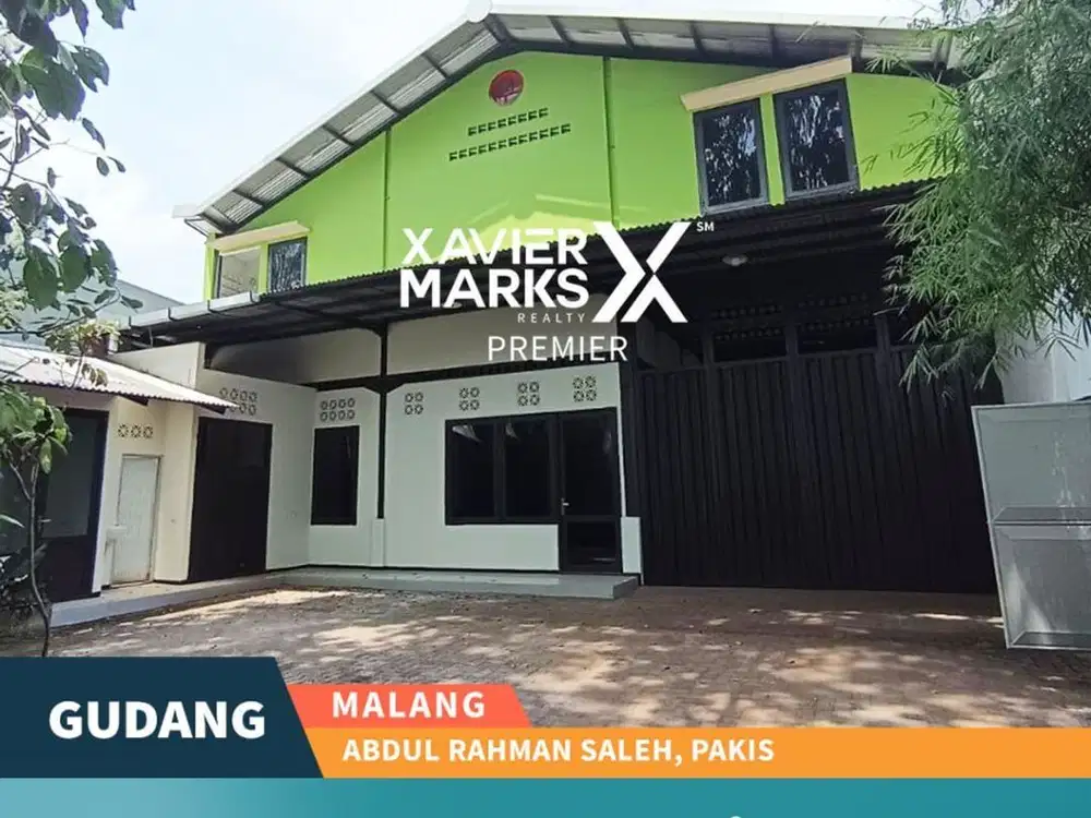 Dijual Gudang Parkir Luas Poros Jalan di Abdulrahman Saleh Malang