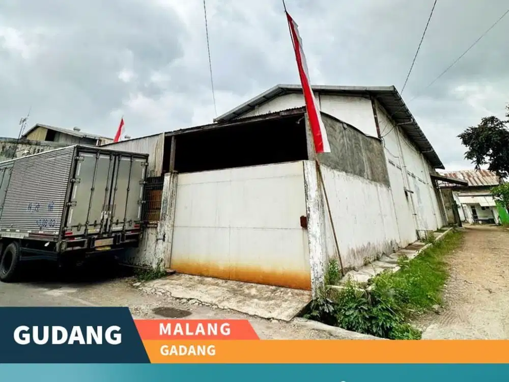 Dijual Gudang Dekat Poros Jalan di Gadang Sukun Malang