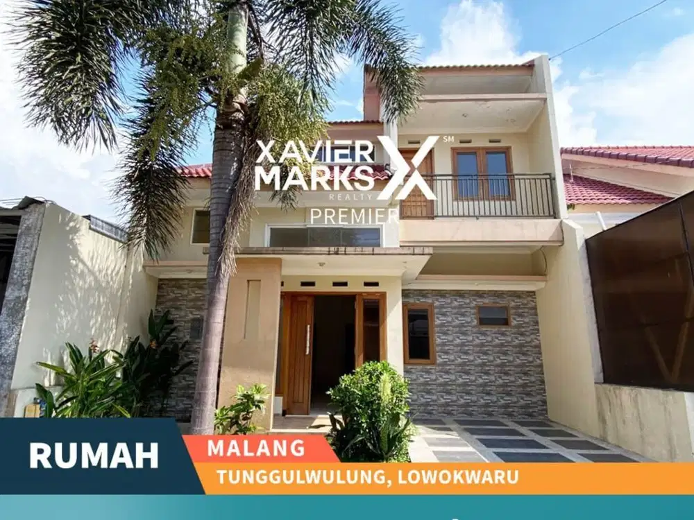 Dijual Rumah 2 Lantai Modern Minimalis di Tunggulwulung Malang