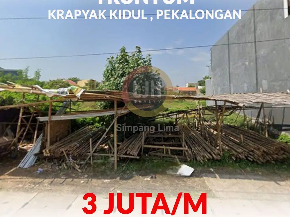 Tanah Siap Bangun di Pekalongan Timur cock untuk di bangun Pertokoan