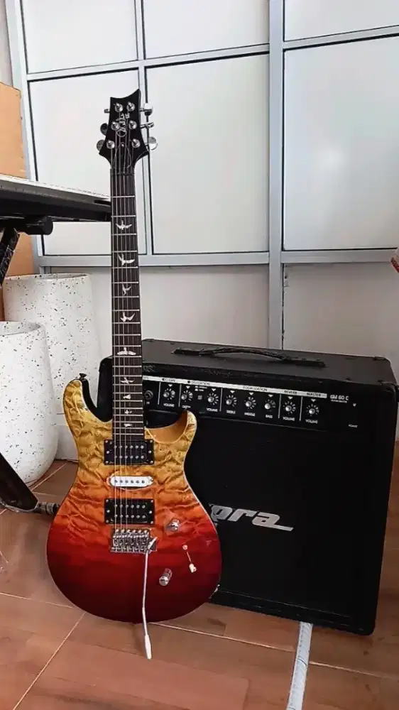 GITAR BARU . SPEKER SECONDC. SEMUA SIAP UNTUK LANGSUNG DI PAKAI