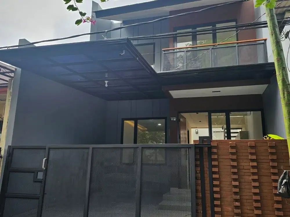 Rumah Baru Modern Kamar Besar Layout Plong di Kencana Loka 12.5 BSD