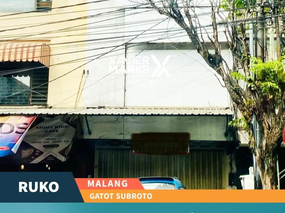 Dijual/Disewakan Ruko di Gatot Subroto Malang Lokasi Strategis