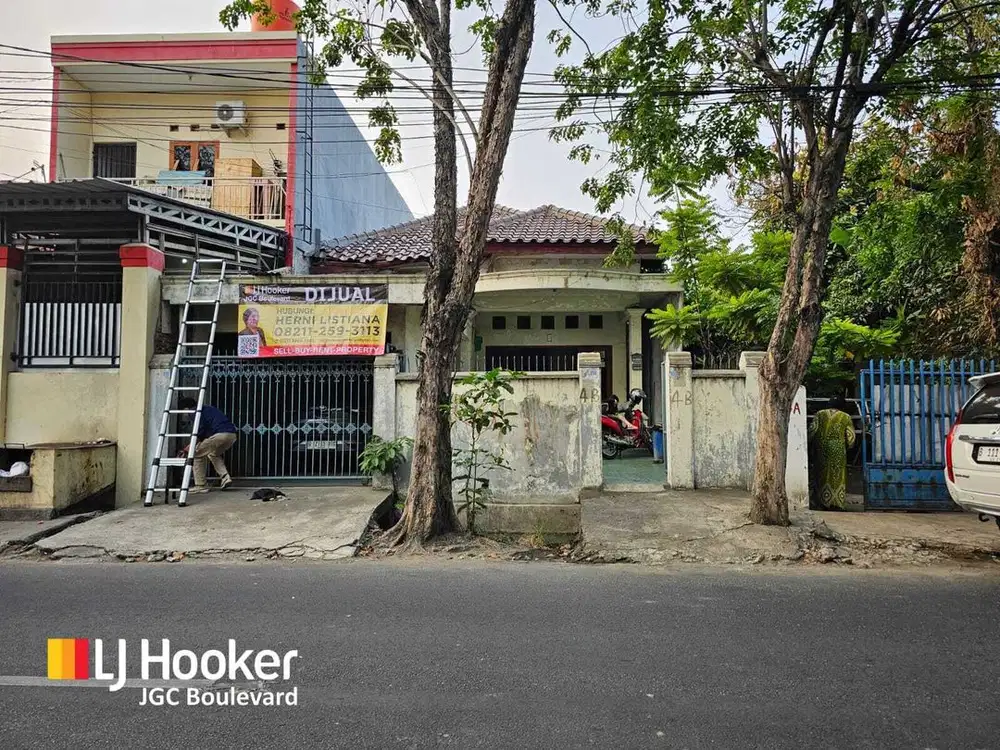 Rumah di Pinggir Jalan Raya Cocok Untuk Usaha di Dukuh Barat , Koja, J