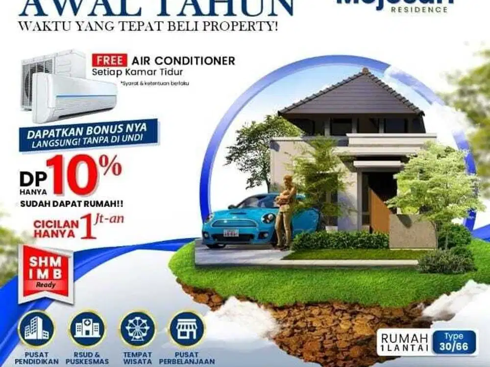 Dijual Rumah New Alam Mojosari Promo Tahun Baru