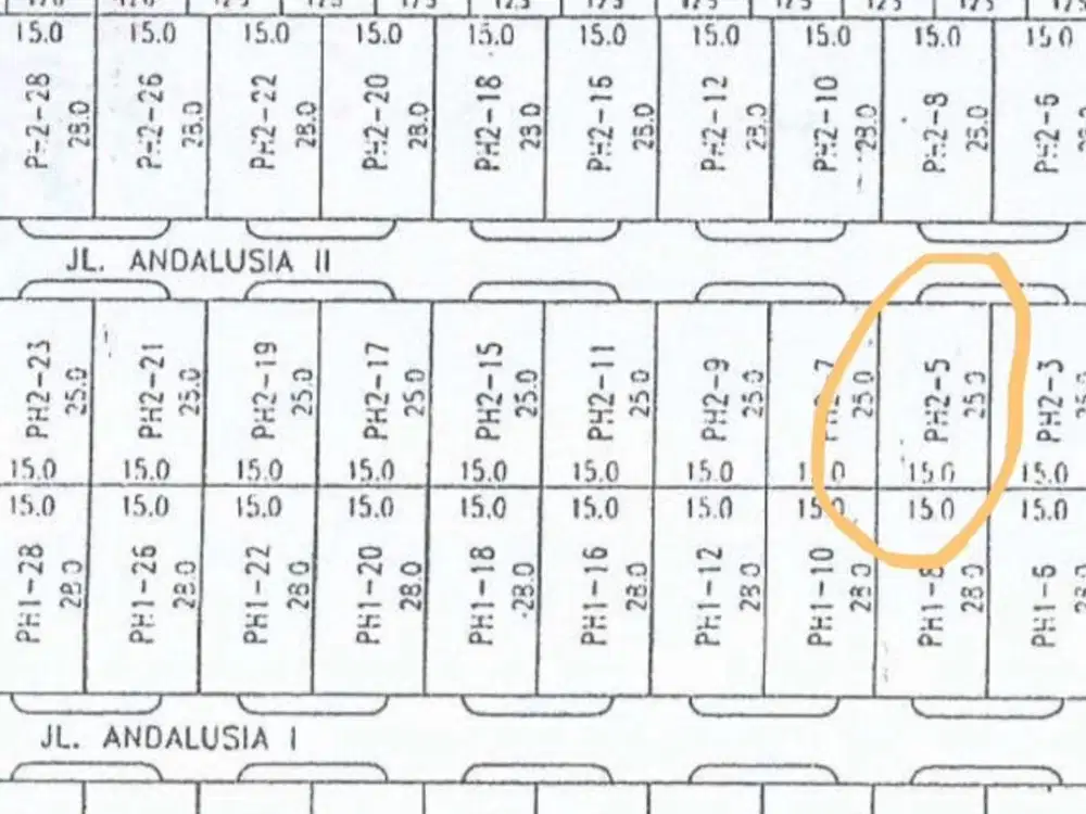 Dijual Tanah Kavling Pakuwon Indah Andalusia Lisbon