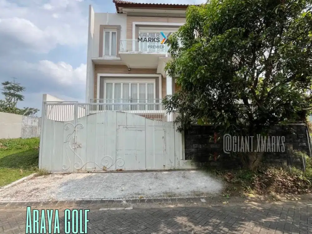 Rumah mewah di cluster favorit Araya Golf Boulevard Malang