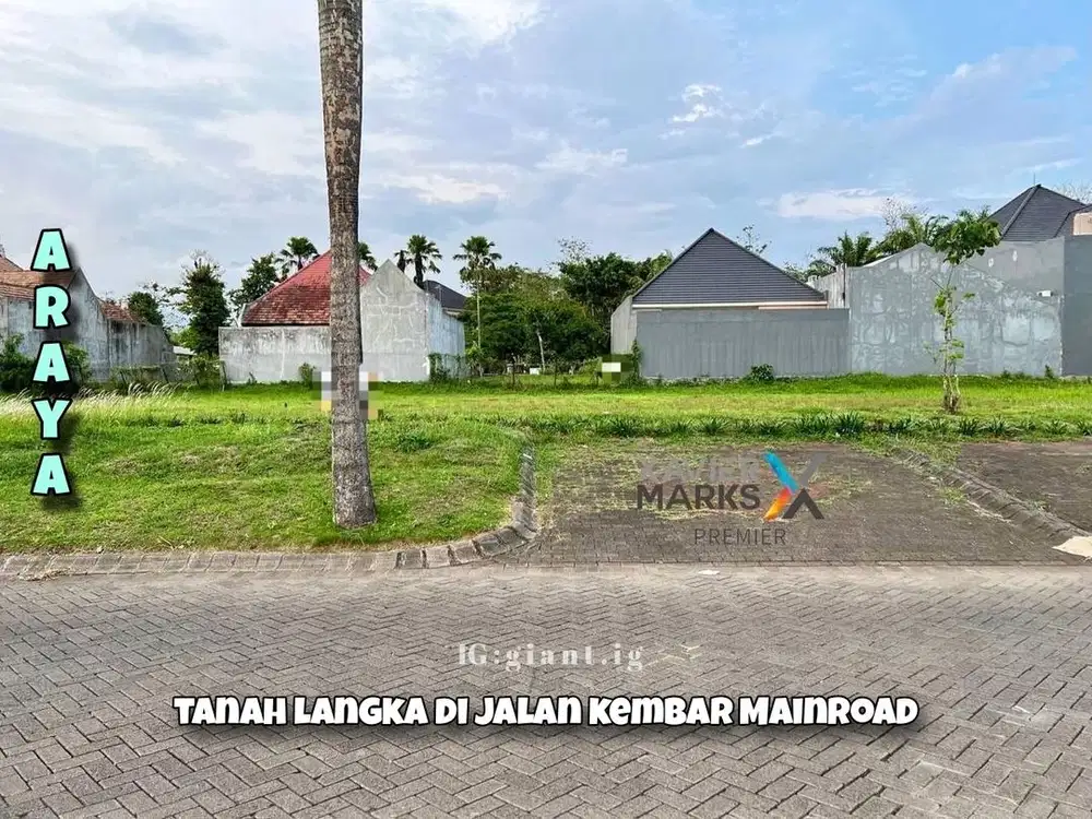 Tanah Strategis di boulevard jalan utama Araya Malang