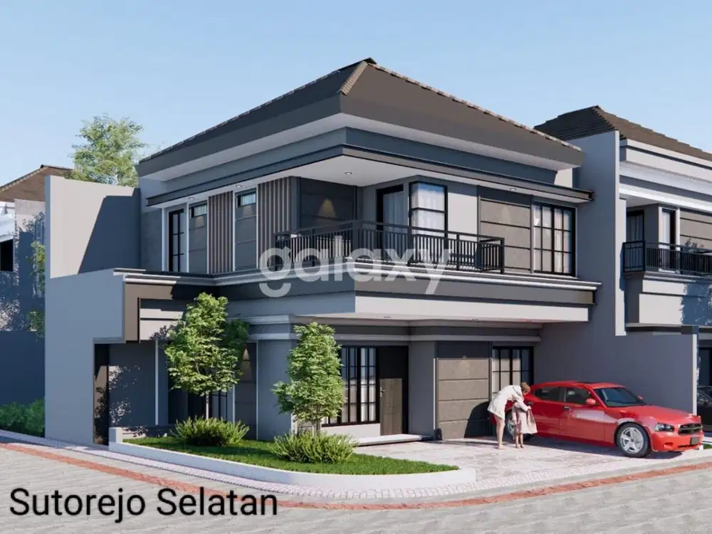 Rumah Baru Minimalis Hook di Sutorejo Dekat ke Raya Mulyosari