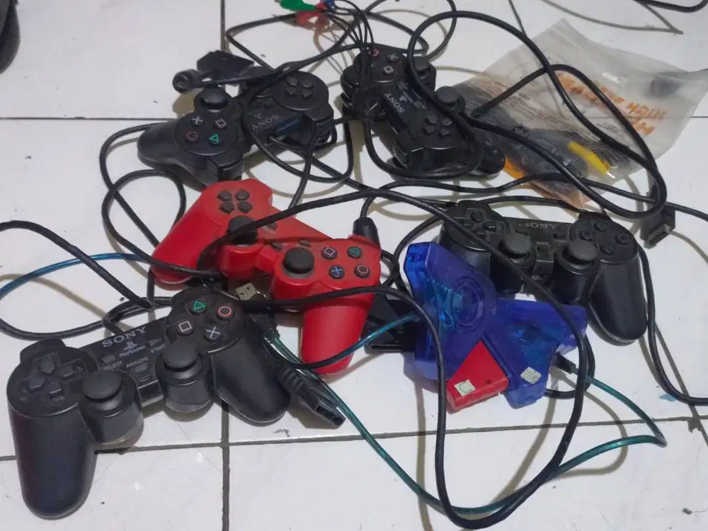 Stik Ps2 kabel dan wireless dan kabel av component