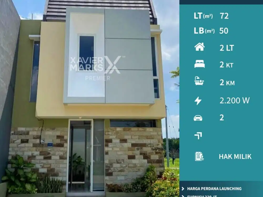 Dijual Rumah Baru 2 Lantai Minimalis di Tumenggung Suryo Malang
