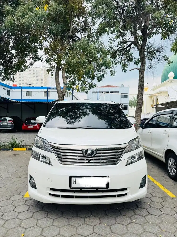DP25 platH Vellfire V kulit 2010 prem sound istimewa NO PR