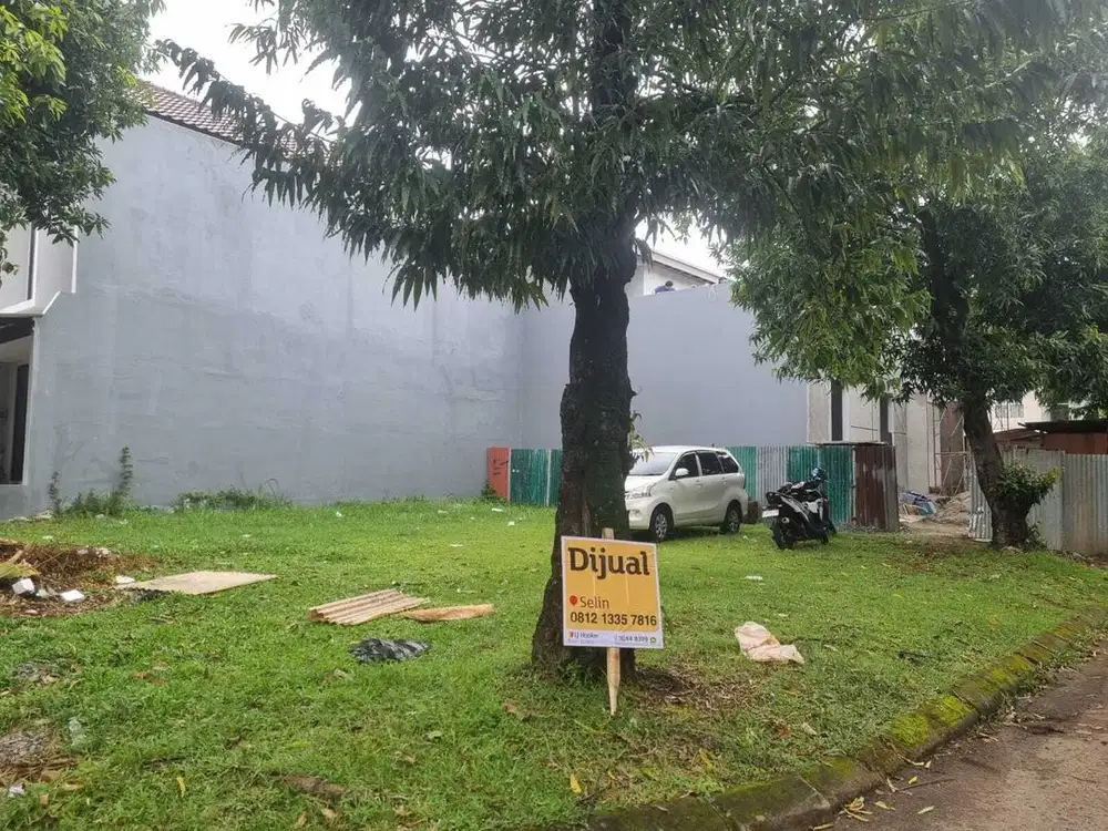 Barang Langka Kavling Sutera Jelita di Alam Sutera posisi Hoek