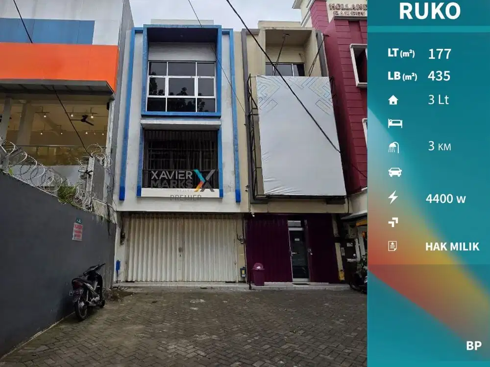 Ruko 3 Lantai Di Jalan Sunandar Priyo Sudarmo Purwantoro Malang(OLX637