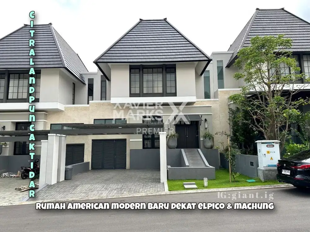 Rumah American Modern di Citraland Puncak Tidar Malang