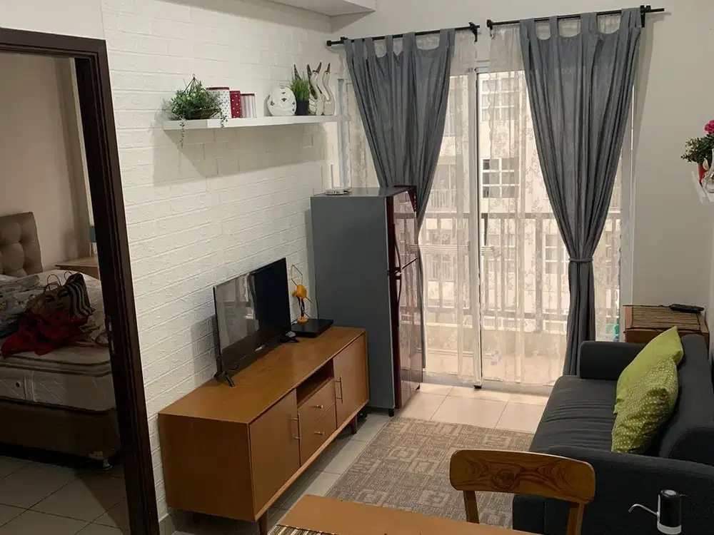 Jual Rugi Apartemen Saveria 1 Bedroom Furnish Bagus BSD dekat Stasiun
