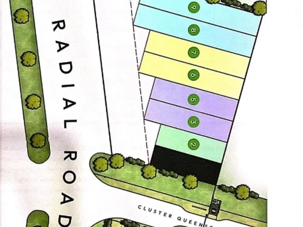 disewakan tanah komersial radial road citraland pakuwon