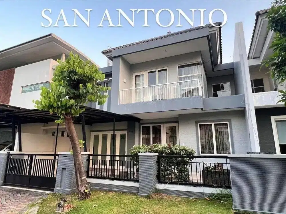 Rumah San Antonio 2.5 lantai Pakuwon City Surabaya Timur