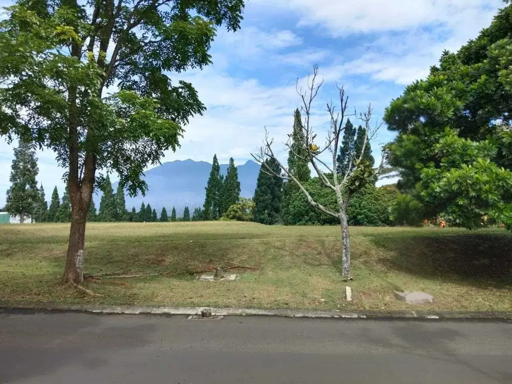 Kavling Premium view Gunung full di Rancamaya Golf Bogor