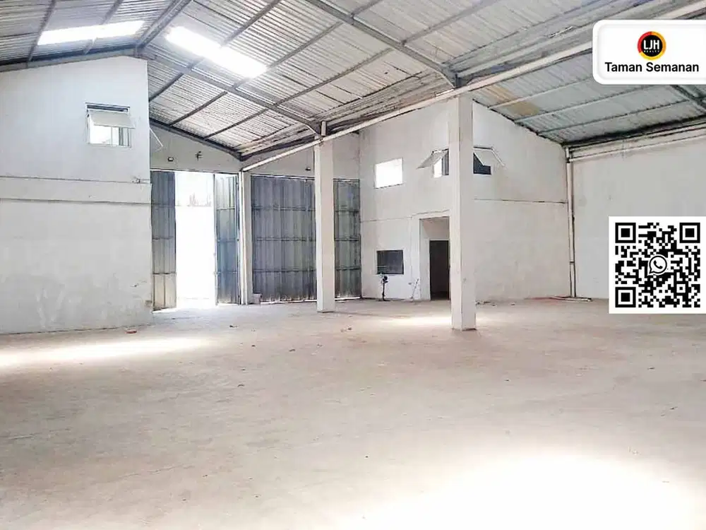 Gudang Gandeng Dekat Bandara Soetta – 600 m², Akses Kontainer 40Ft