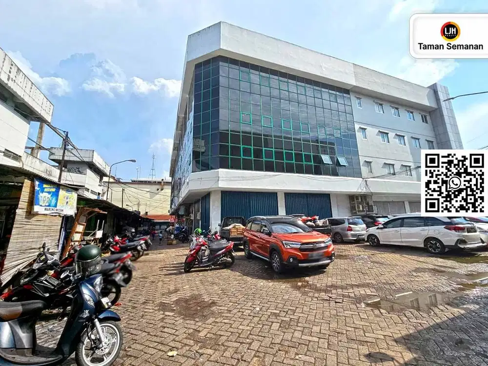 Ruko Hook 4 Lantai di Cengkareng – Hadap Pasar, Lokasi Strategis, 332m