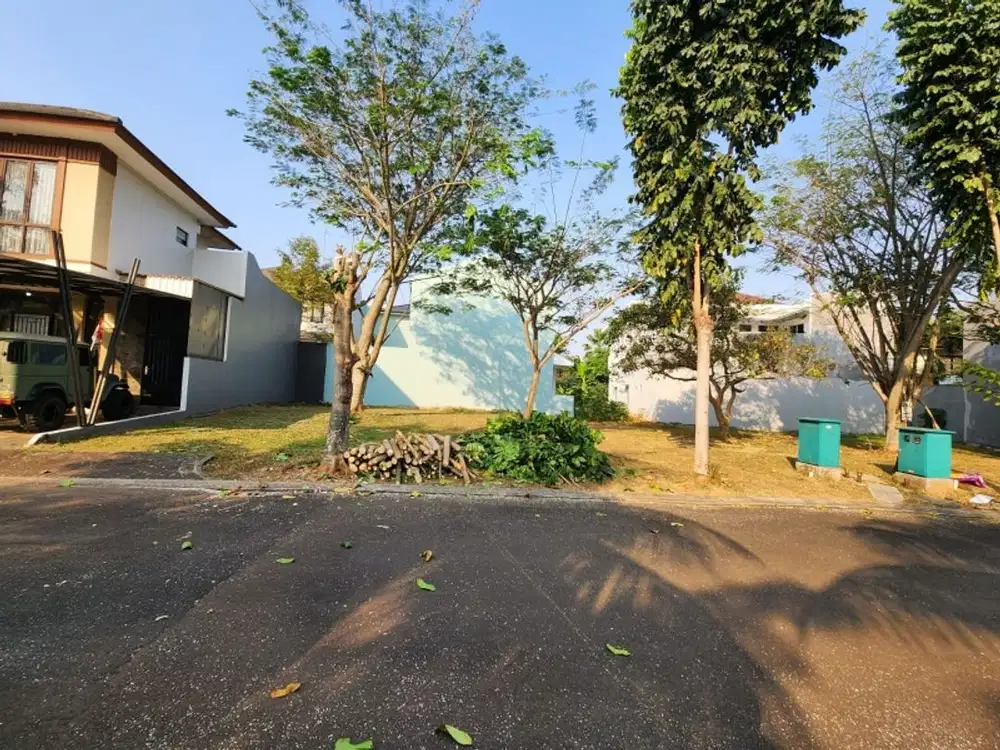 Tanah kavling di avani BSD, hoek taman hadap taman 11jt