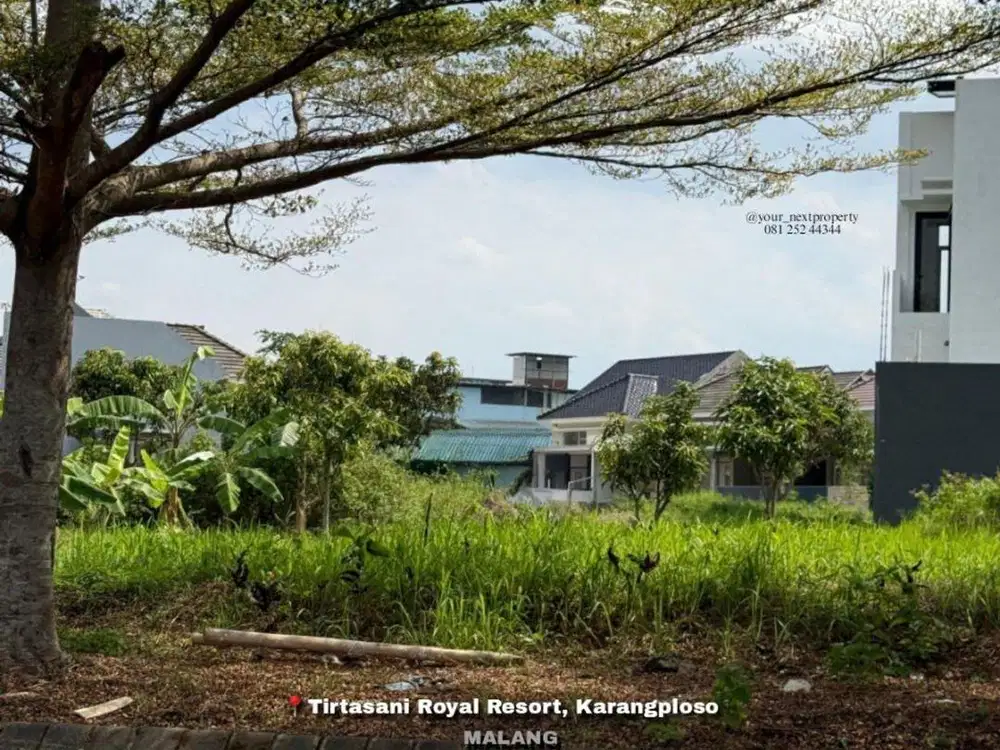 Tanah Kavling Di Perumahan Tirtasani Royal Resort Karangploso Malang