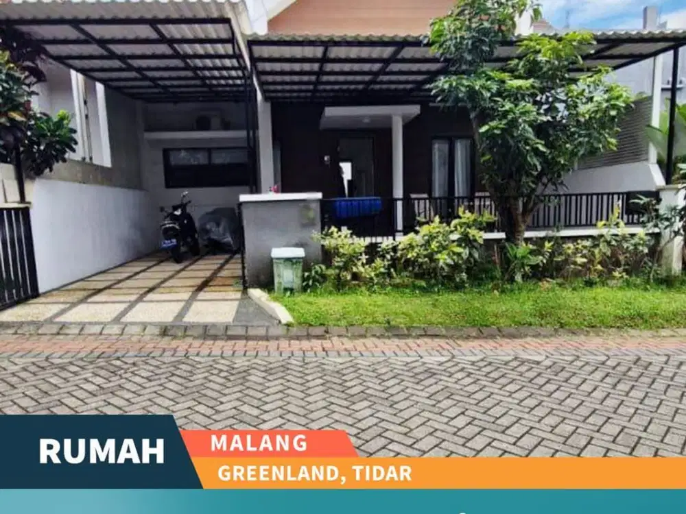 Dijual/Disewakan Rumah Terawat Semi Furnished  Greenland Tidar Malang