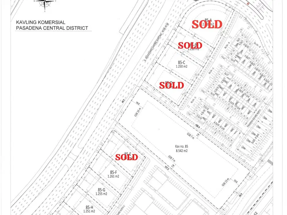 Kavling komersial di passadena gading serpong