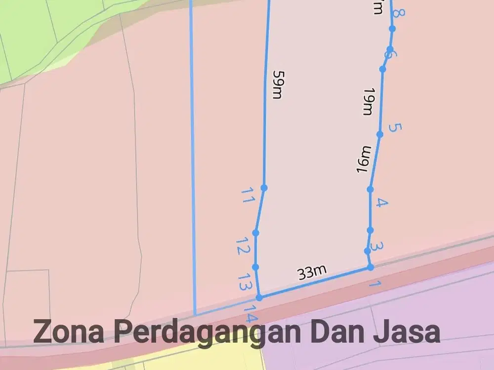 Tanah Komersial Jl Kengetan Ubud - Thumbnail 3
