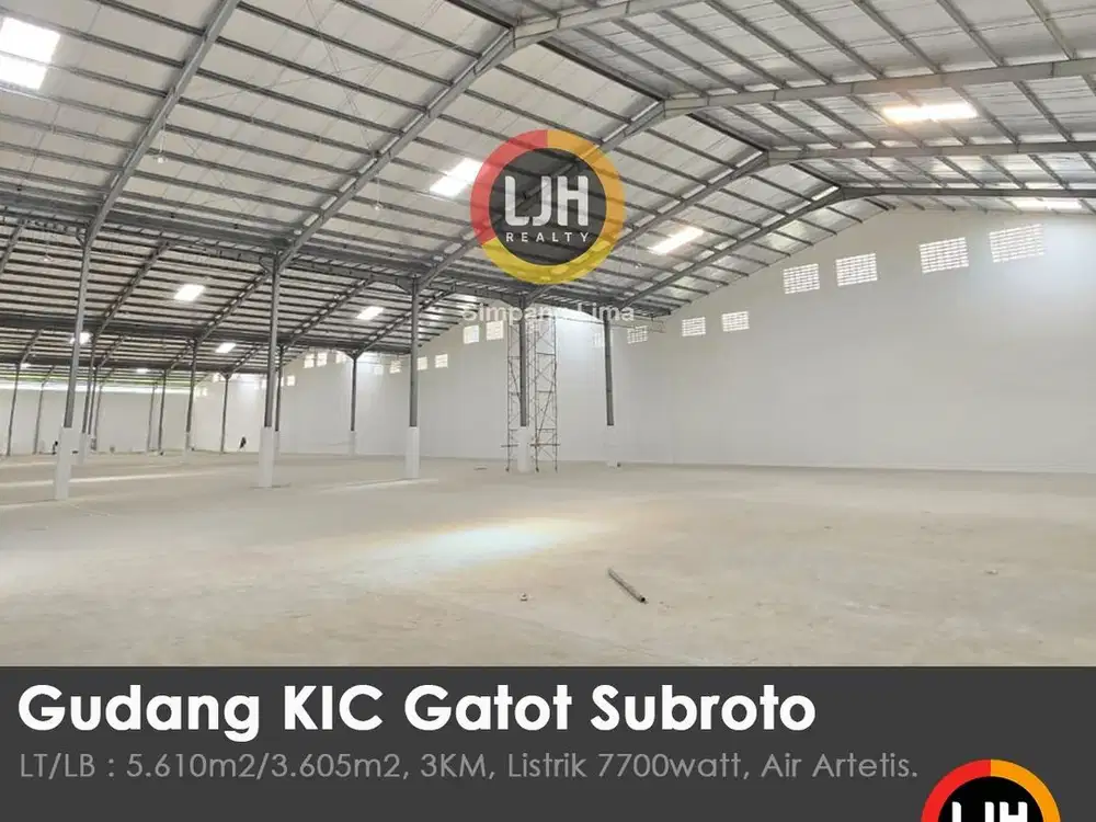 Disewakan Gudang di Ngaliyan Semarang Barat luas 5600 m2
