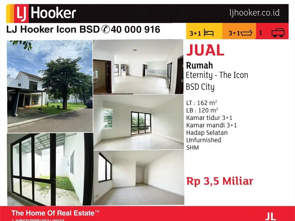 Rumah Modern Minimalis di BSD The Icon