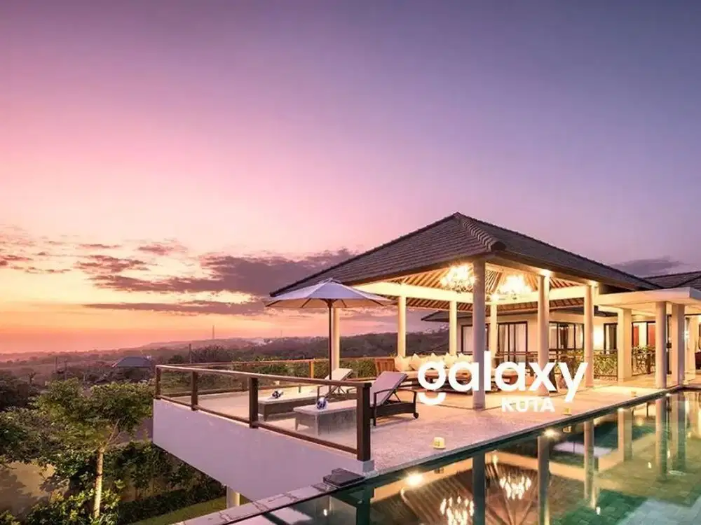 VILLA MODERN EUROPEAN STYLE WITH INFINITY POOL IN PANDAWA CLIFF