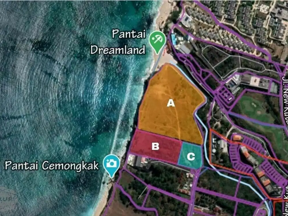 Super Cliff Land at Pecatu Next to El Kabron and Dream land Beach